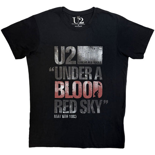 Premium Carbon Tee - U2 - Blood Red Sky Live
