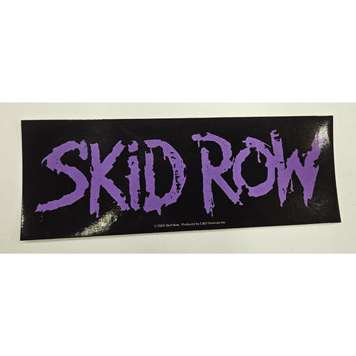 Sticker - Skid Row - Purple Logo