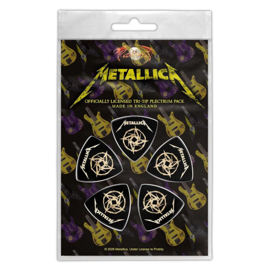 Tri-Tip Guitar Picks - Metallica - Logo