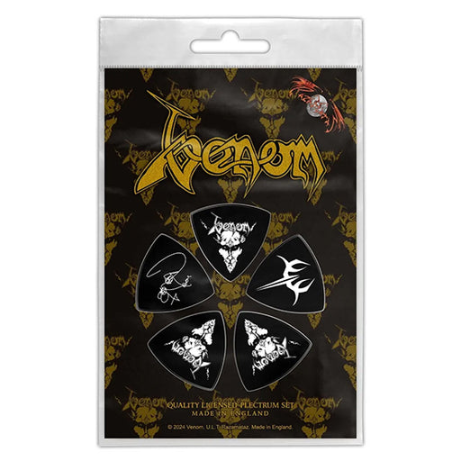 Tri-Tip Guitar Picks - Venom - Black Metal