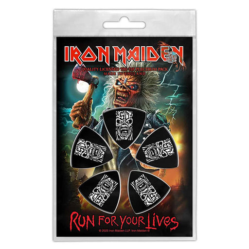 Tri-Tip Guitar Picks - Iron Maiden - Run For Your Lives