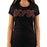 T-Shirt - AC/DC - Full Colour Logo - Embellished - Lady - Chest