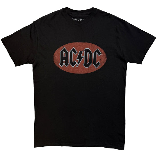 T-Shirt - AC/DC - Oval Logo Vintage