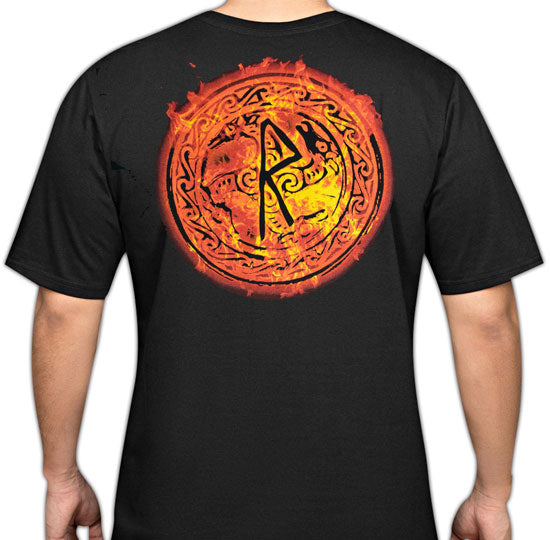 T-Shirt - Amon Amarth - Fire Horses - Back