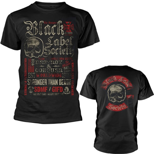 T-Shirt - Black Label Society - Destroy & Conquer
