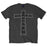 T-Shirt - Black Sabbath - Cross - Charcoal Grey