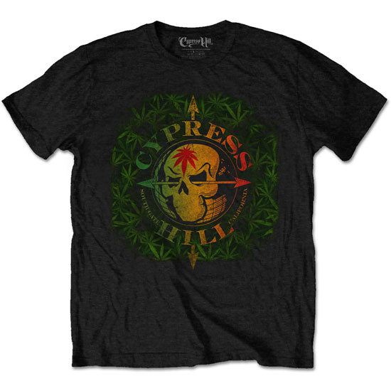 T-Shirt - Cypress Hill - South Gate Logo & Leaves