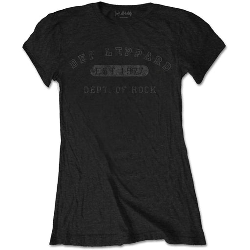 T-Shirt - Def Leppard - Collegiate Logo - Lady