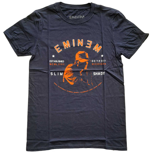 T-Shirt - Eminem - Detroit Portrait - Navy