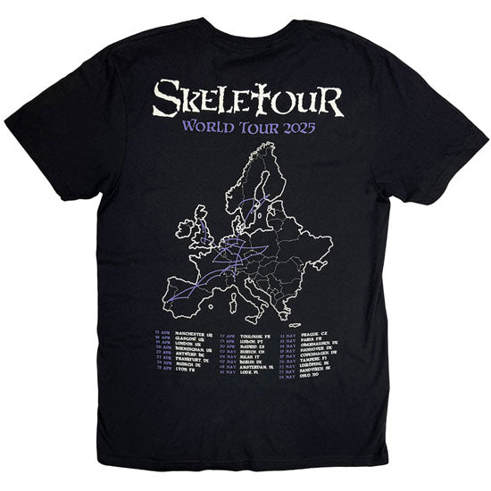 T-Shirt - Ghost - Skeleta Album Cover - '25 Tour Dates - Back