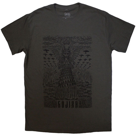 T-Shirt - Gojira - Demon Village - Grey