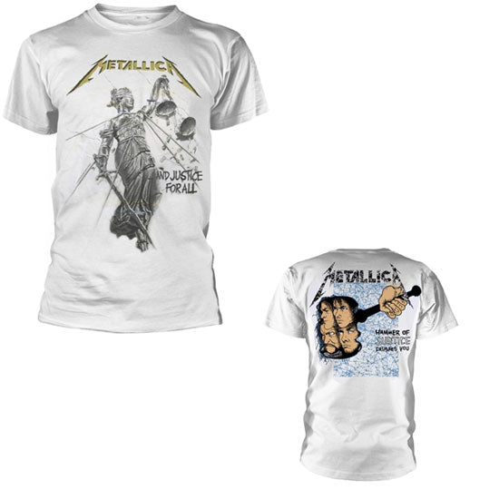 T-Shirt - Metallica - And Justice For All - White