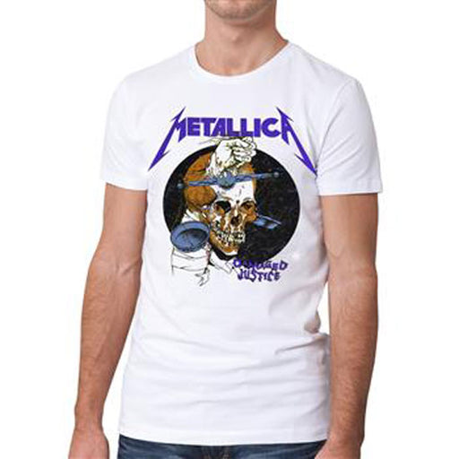 T-Shirt - Metallica - Damaged Justice - White