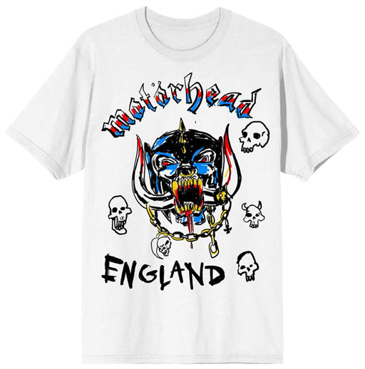 T-Shirt - Motorhead - Doodle - White