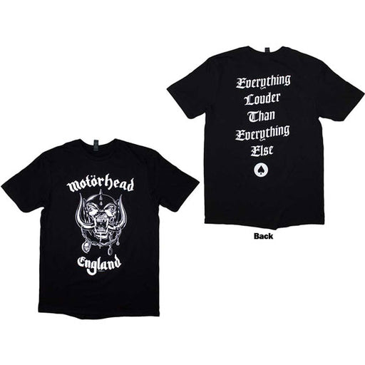 T-Shirt - Motorhead - England - With Back Print