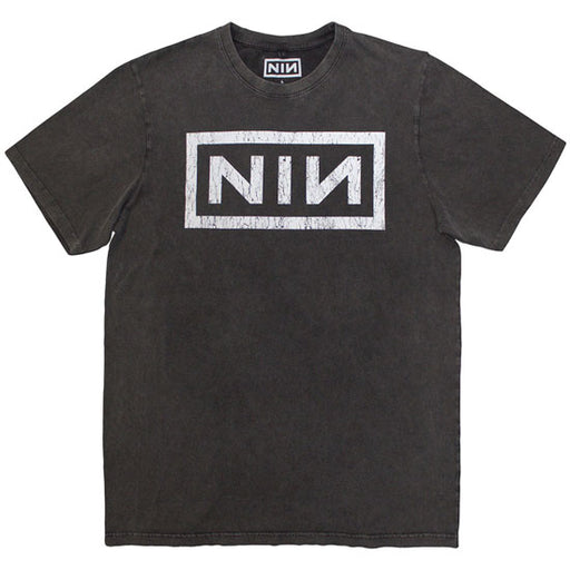 T-Shirt - Nine Inch Nails - Classic Logo - Charcoal Grey