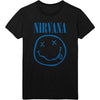 T-Shirt - Nirvana / KC - Blue Happy Face