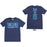 T-Shirt - Nirvana / KC - Nevermind With Back Print - Navy