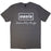 T-Shirt - Oasis - Definitely Maybe Distressed Text Logo - Charcoal Grey