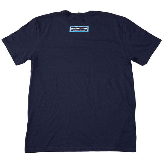 T-Shirt - Oasis - Maine Road Event Logo - Navy - Back