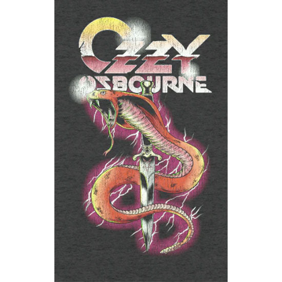 T-Shirt - Ozzy Osbourne - Vintage Snake - Dark Grey - Image