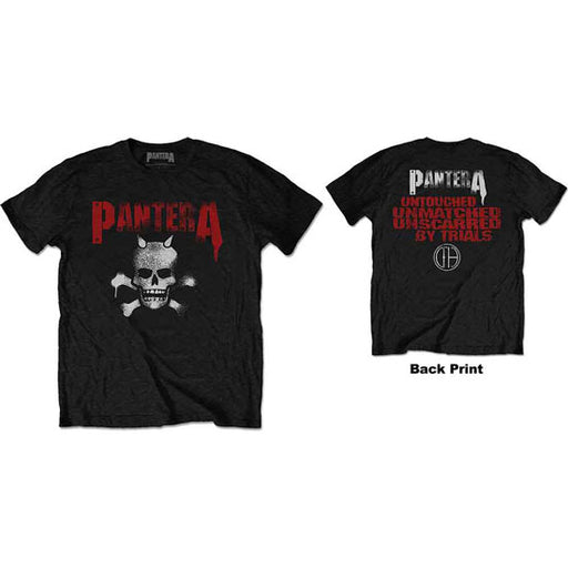 T-Shirt - Pantera - Horned Skull Stencil