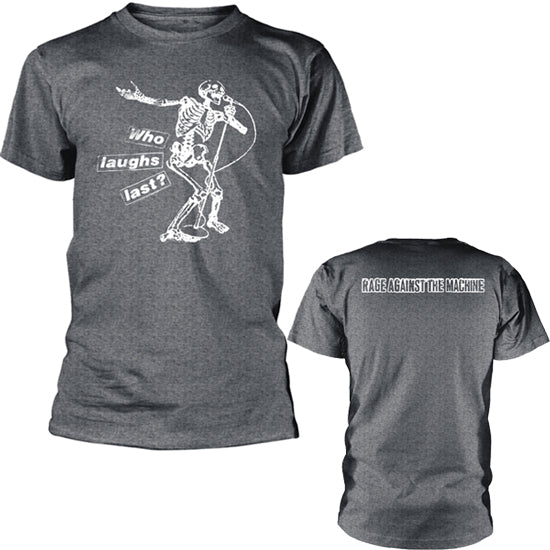 T-Shirt - Rage Against The Machine - Who laughs last? - Grey