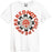 T-Shirt - Red Hot Chili Peppers - Aztec - White