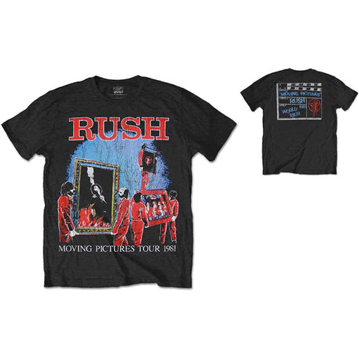 T-Shirt - Rush - 1981 Moving Pictures Tour With Back Print