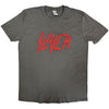 T-Shirt - Slayer - Distressed Logo - Grey