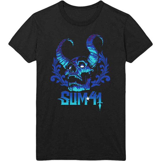 T-Shirt - Sum 41 - Blue Demon - Front