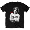 T-Shirt - Beatles (the) - John Lennon - NYC Black and White