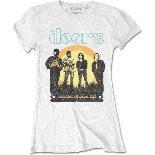 T-Shirt - Doors (The) - Waiting For The Sun - Lady - White
