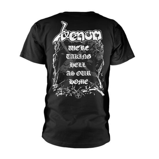 T-Shirt - Venom - Welcome to Hell - White Print - Back