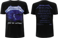 T-Shirt - Metallica - Ride The Lightning - Tracks
