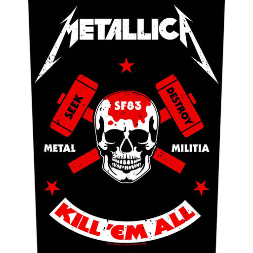 Back Patch - Metallica - Metal Militia