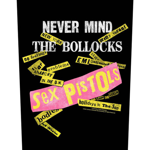 Back Patch - Sex Pistols - Never Mind The Bollocks - Album Tracks