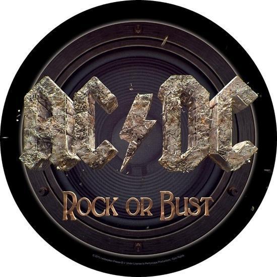 Back Patch - ACDC - Rock or Bust - Round-Metalomania