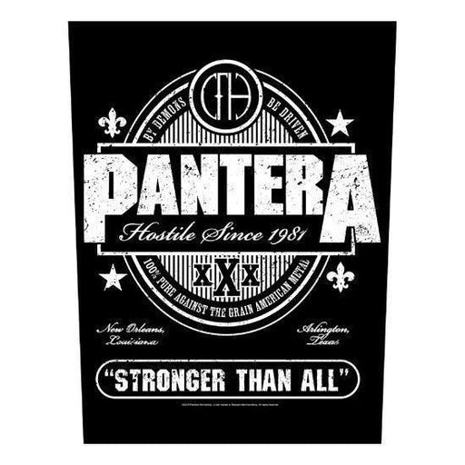 Back Patch - Pantera - Stronger Than All-Metalomania