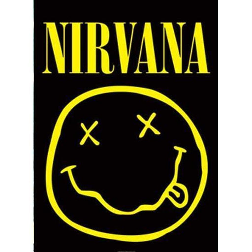 Flag - Nirvana - Kurt Cobain - Happy Face