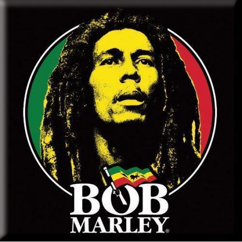 Fridge Magnet - Bob Marley - Logo Face-Metalomania