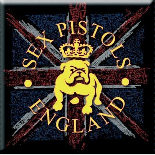 Fridge Magnet - Sex Pistols - Bulldog & Flag-Metalomania