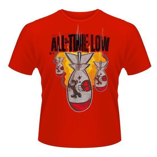 T-Shirt - All Time Low - Da Bomb - Red-Metalomania