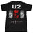 T-Shirt - U2 - Songs of Innocence - Red Shade-Metalomania