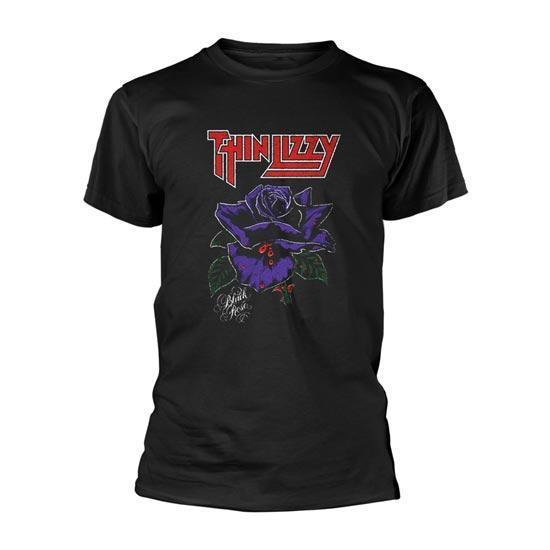 T-Shirt - Thin Lizzy - Black Rose-Metalomania