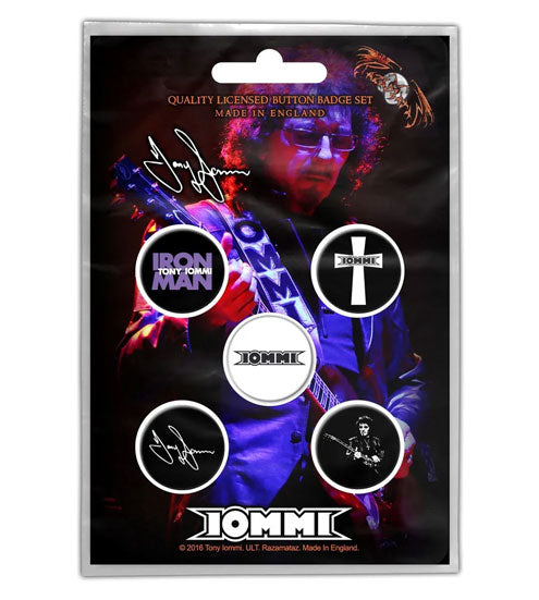 Button Badge Set - Tony Iommi - Iommi