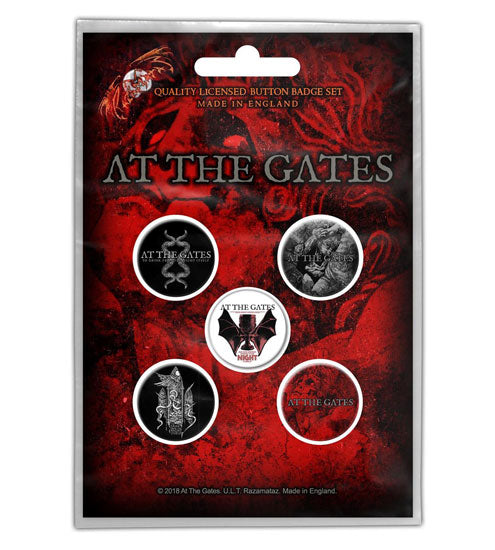 Button Badge Set - At The Gates - To Drink From The Night Itself