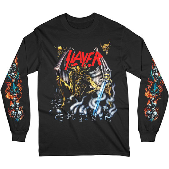 Long Sleeves - Slayer - Airbrush Demon With Sleeve Print