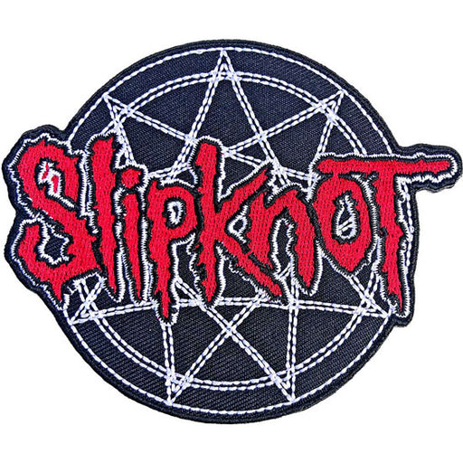Patch - Slipknot - Red Logo Over Nonogram