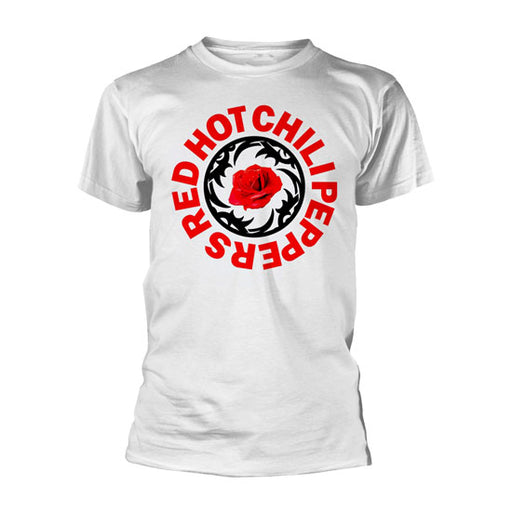 T-Shirt - Red Hot Chili Peppers - Rose Blossom Circle - White